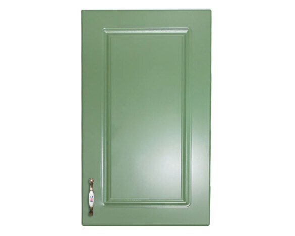 Corp superior 45 cu 1 usa Zebra MDF verde drept